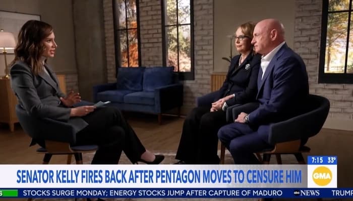 Pathetic: ABC, CBS Fawn Over Democrat Mark Kelly 'Firing Back' at Hegseth