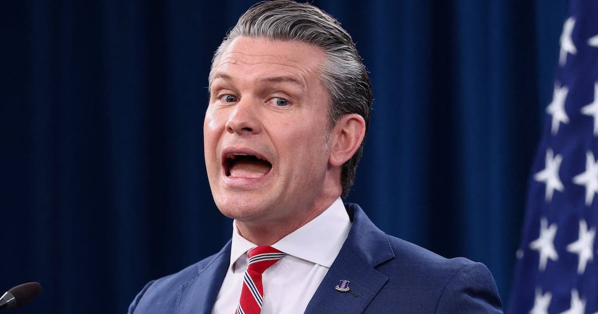 Panicked Pentagon Pete Hegseth Picks New Fight With His Nemesis Mark Kelly