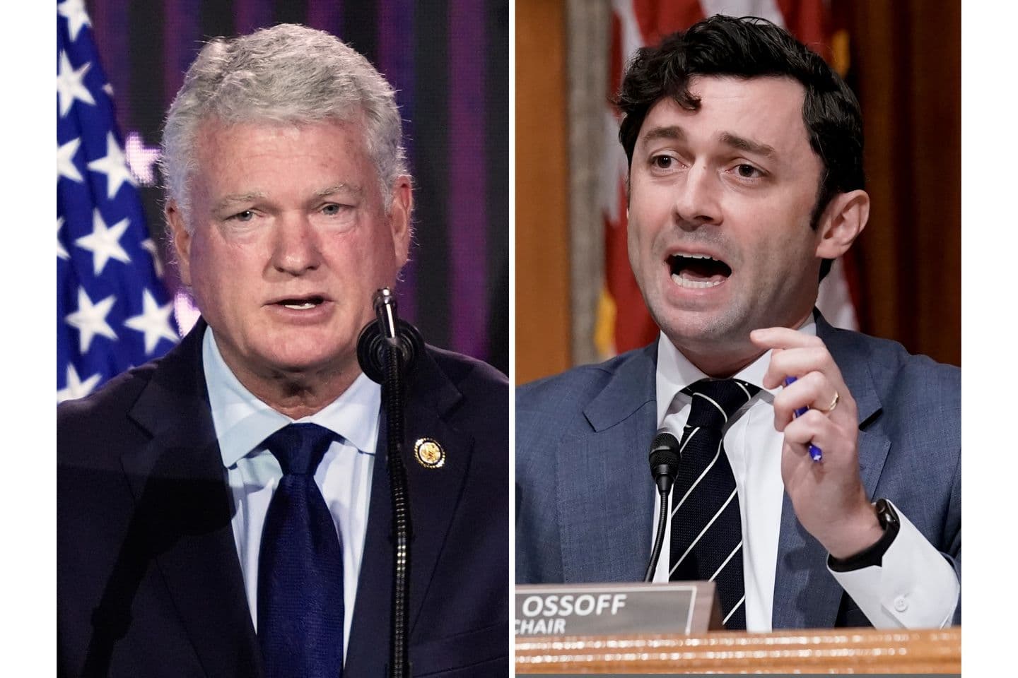 Ossoff, Collins clash in Georgia Senate debate over Trump, tariffs and cost of living